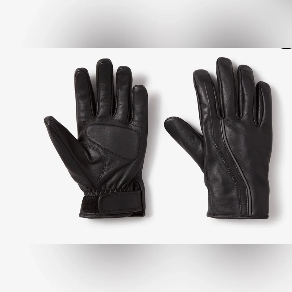 WOMEN'S H-D® WATERPROOF LEATHER RIDING GLOVES - L